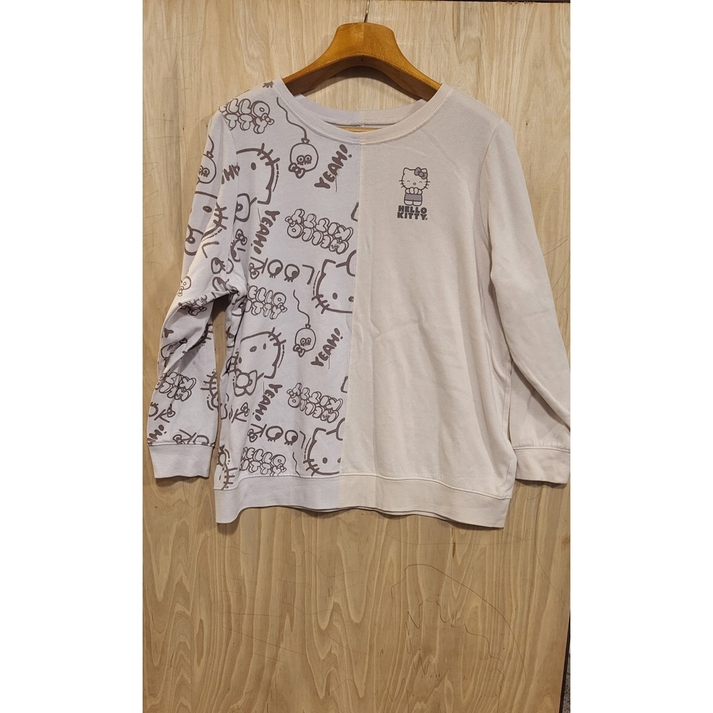 Hello Kitty Sanrio Sweater Women's 2 Fleece Pullover Crew‎